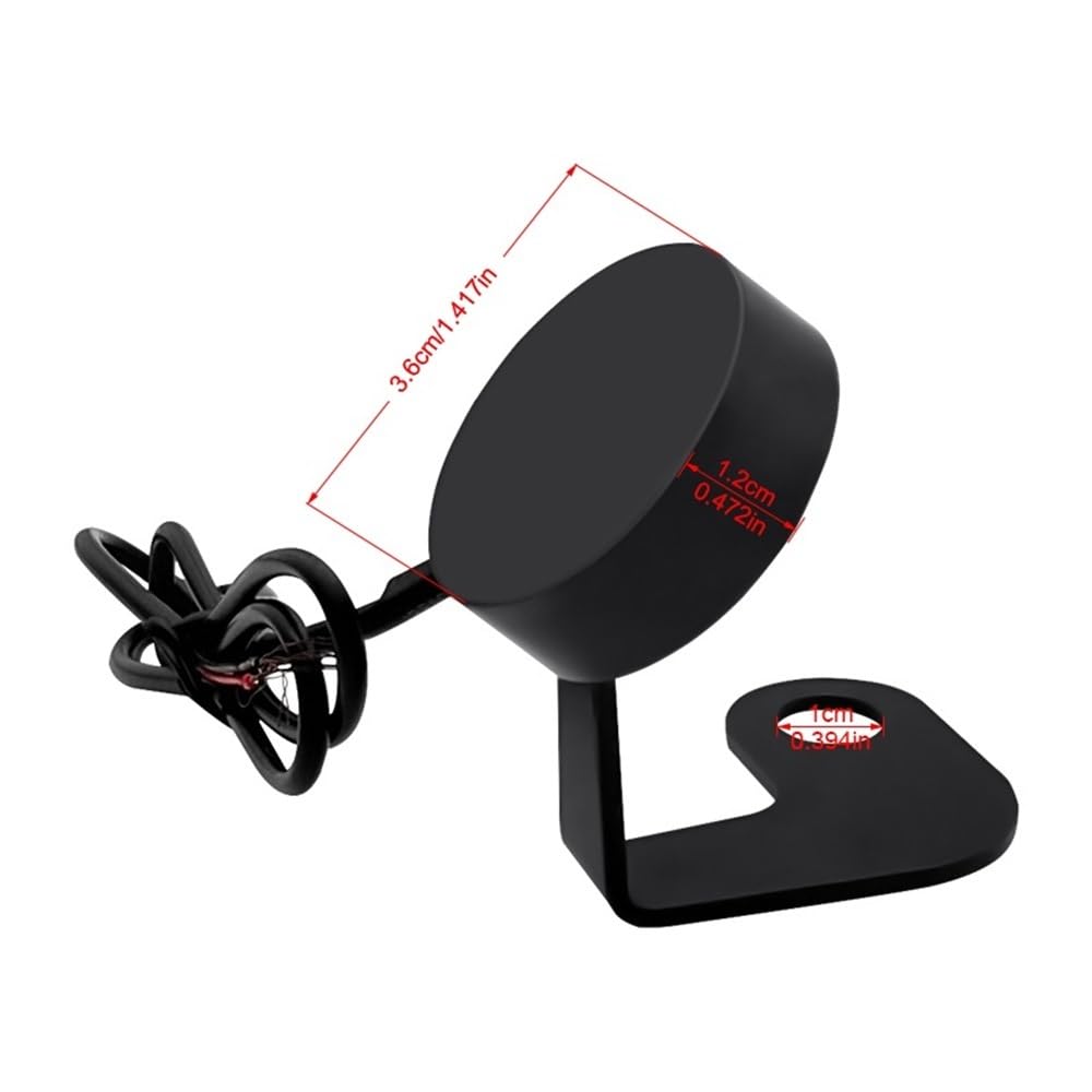 Misuratore della Temperatura dell'Acqua per Motocicletta per termometro per XMAX250 300 NMAX CB 400 CB500X Indicatori di Tensione Doppio Display Contachilometri