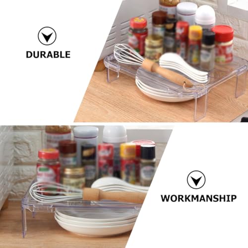 Étagère de rangement transparente empilable pour cuisine et maison - 4