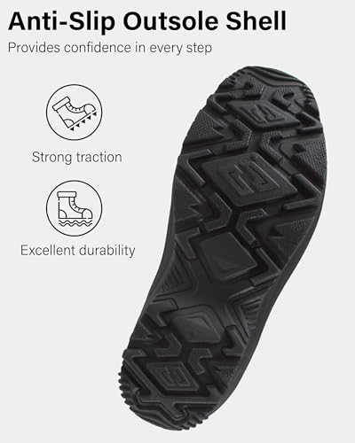 Ice Fields Dale 3 Snow Winter Boots for Men, Warm, Insulated, Waterproof Shell, Front Zipper4