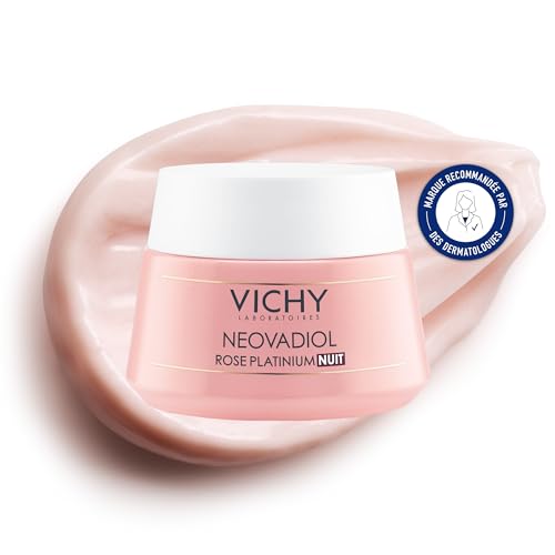 Vichy Anti-Aging Night Cream, Hydrates and Strengthens, Enriched ...