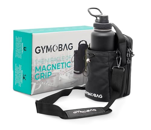 Magnetic Gym Bag Women-Magnetic Water Bottle Holder for Gym-Magnet Bag- Small Waterproof Crossbody Sling for Men&Women with AirTag Pocket-Strong Magnets-Bottle&Phone Holder-Ideal for Travel