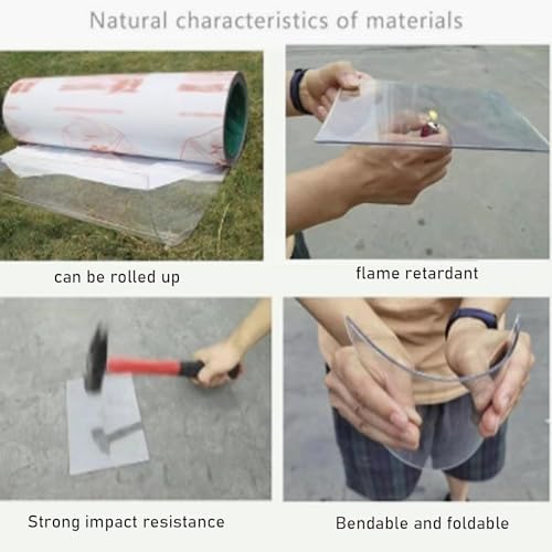 Plaque de toiture polycarbonate durable et étanche pour couverture d'auvent extérieur