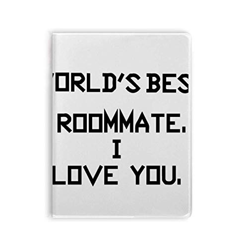 Journal World Best Roommate avec couverture souple pour célébrer votre amitié