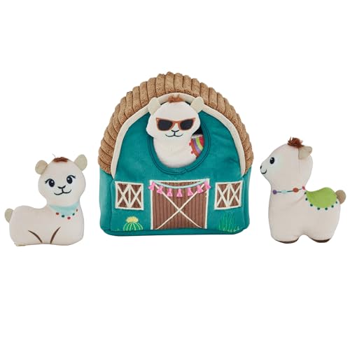 Image of Outward Hound Hide A Llama Plush Dog Toy Puzzle