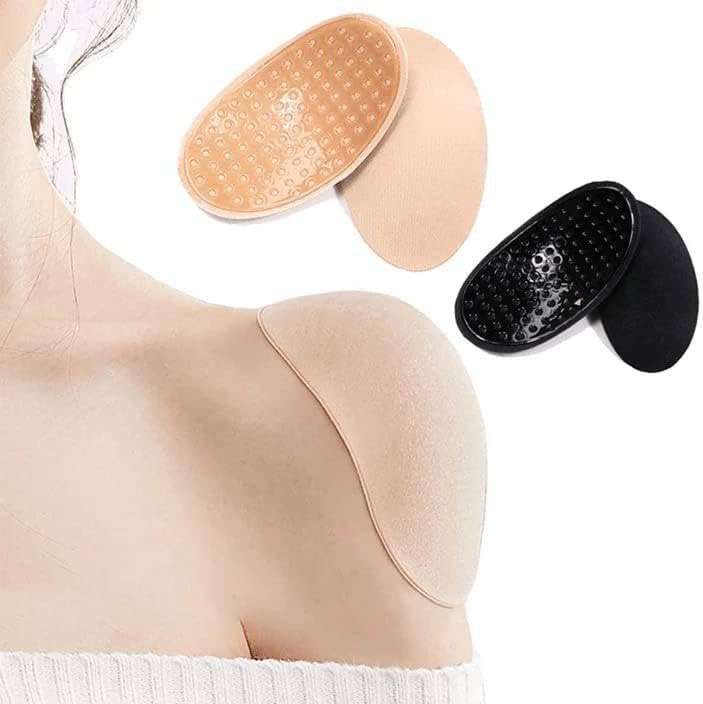 Pairs Shoulder Pads, Invisible Breathable Silicone Shoulder Pads, Shoulder Enhancer Anti-Slip Push-Up Pads, Sticky Pads for Shoulder Support & Height Enhancer-image-29