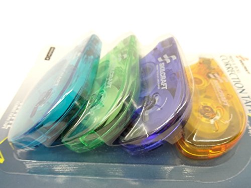 Single Line Correction Tape Cartridge (Pack Of 4) #TOP12