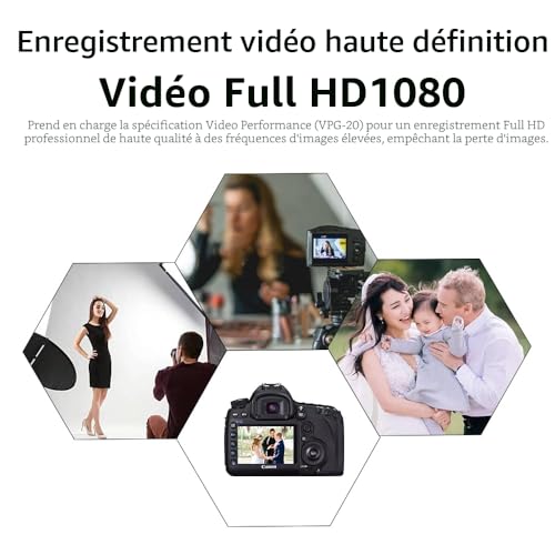 Extreme Carte mémoire flash compacte 64 Go CF haute vitesse pour photographe professionnel, vidéaste, amateur – vue 5