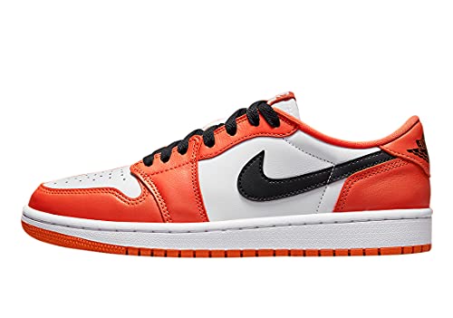Big Kid's Jordan 1 Low OG Starfish Orange/Black-White (CZ0858 801) - 4.5