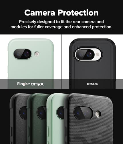 Image of Ringke Onyx for Google Pixel 9a Case [Feels Good in The Hand] Oil & Dirt Resistant, Enhanced Camera Lens Protection, Comfortable Grip, Non-Slip, Lightweight Cover - Mint | Feels Good in The Hand