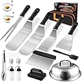 Latiret Blackstone Griddle Accessories Kit, 23Pcs Grilling Accessories Set for Camp Chef, Flat Top Griddle Accessories with Scraper, Spatula, Basting Cover, Outdoor Grill Tools, White Elephant Gifts