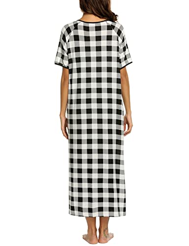 Ekouaer Robes For Women Zipper Front Long Bathrobe With Pockets Loungewear #TOP2