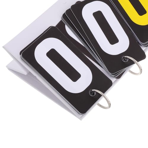 Marcador de tenis y ping pong de papel con diseño volteable compacto 3