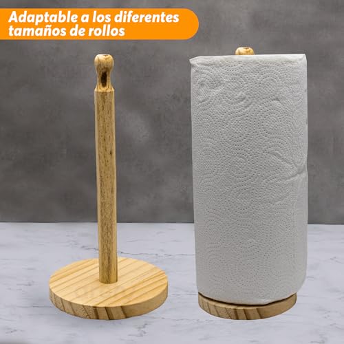 La mejor comparación de Portarrollos cocina madera del mes. 3 Imagen adicional