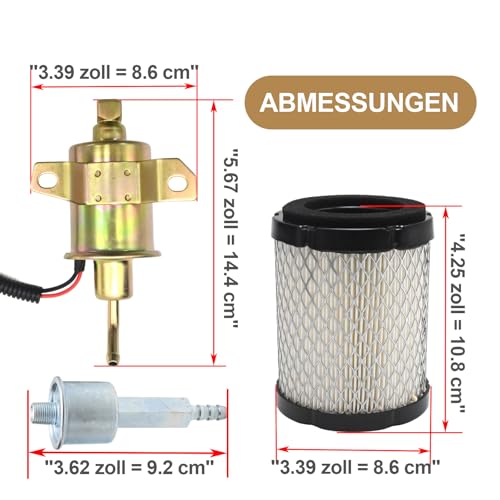 Bomba de combustible 149-2311 y filtro para generador Onan Cummins 4000 4KW 4