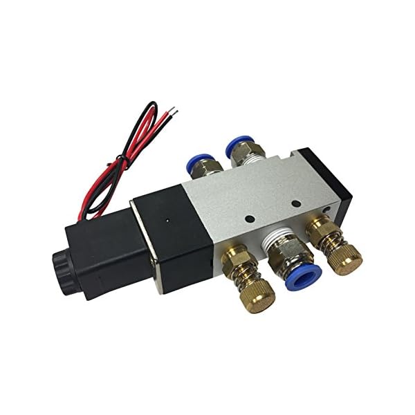 4Way Solenoid Valve 3/8" with All Fittings (12Volt) Commercial