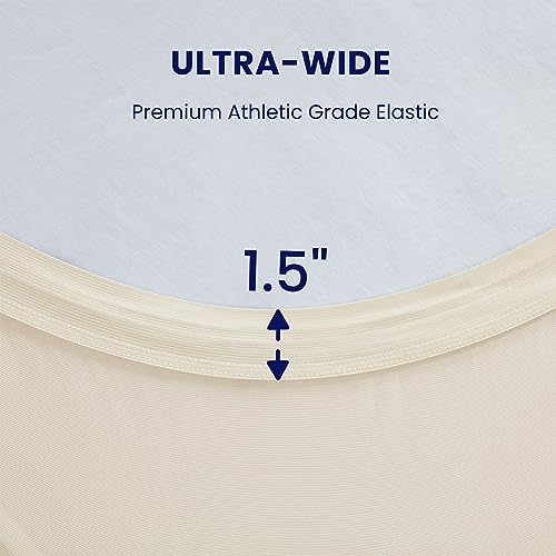 SLEEP ZONE California King Cooling Mattress Topper, Premium Mattress Topper, Padded Mattress Protector, Breathable, Washable, Deep Pocket, 8-21" (Beige, Cal King)