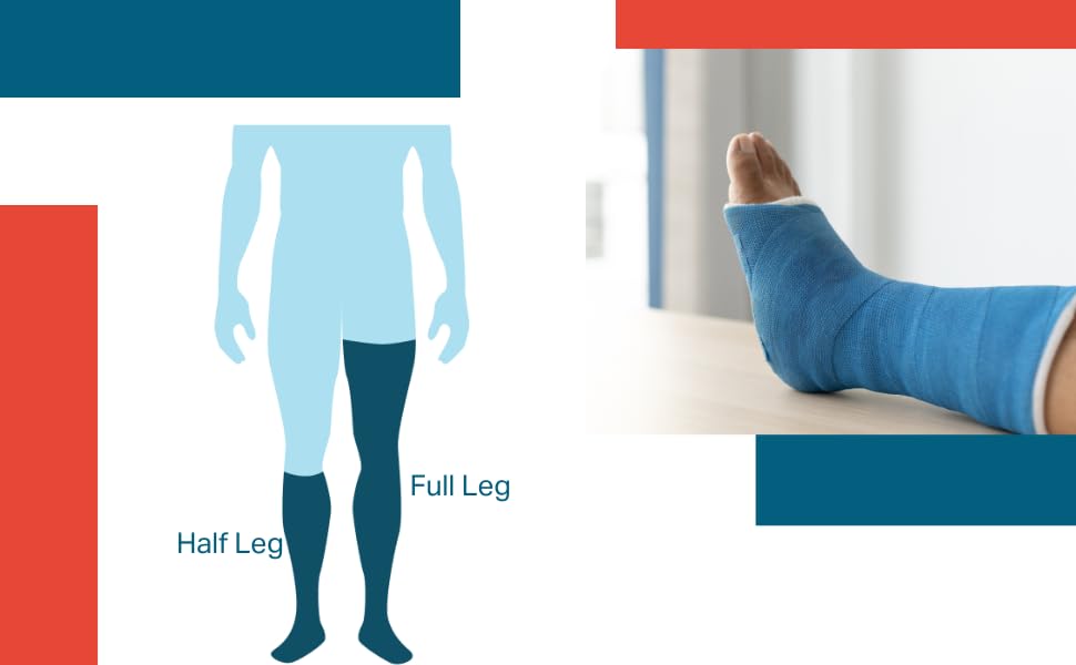 Miniatura 4 de Funda impermeable para patas de ducha, protector reutilizable para piernas de adultos y niños, fundas fundidas para piernas de ducha, bolsa de