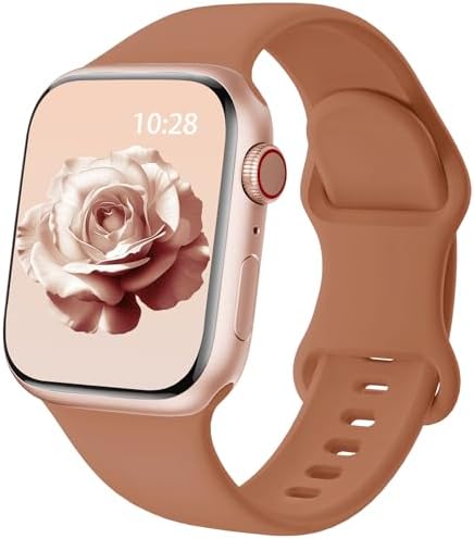 Silikon Ersatzarmband für Sport Apple Watch Armband 40mm 41mm 42mm 38mm | Patented Armband für AppleWatch 44/45/46/49, Band für iWatch SE 3 2 1 Series 12 11 10 9 8 7 6 5 4 3 2 1 Ul