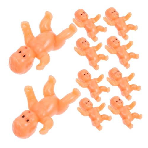 LOLIPPYY 10piezas Decoraciones para Pasteles Creativas de Plástico Adornos Pequeños para Bebés Decoración de Miniatura para Cumpleaños y Showers
