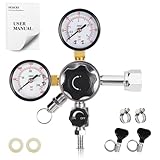 HGKEKE CO2 Keg Regulator Draft Beer CO2 Regulator CGA-320...