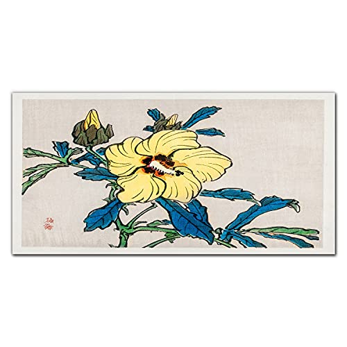 Impression sur verre Fleurs Asiatiques pour salon zen 100x50