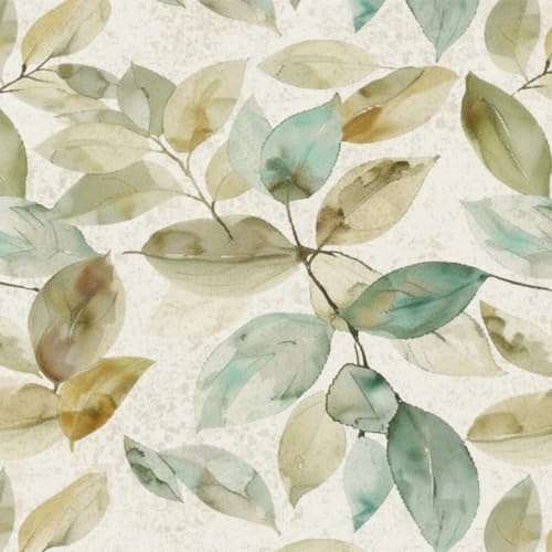 Image of LANE LINEN 100% Cotton Printed King Size Bedsheet - Yellow Leaves | OEKO-Tex Certified, 250TC, Fits King & Double Bed, Botanical Print, Breathable & Wrinkle-Free, Includes 2 Pillow Covers