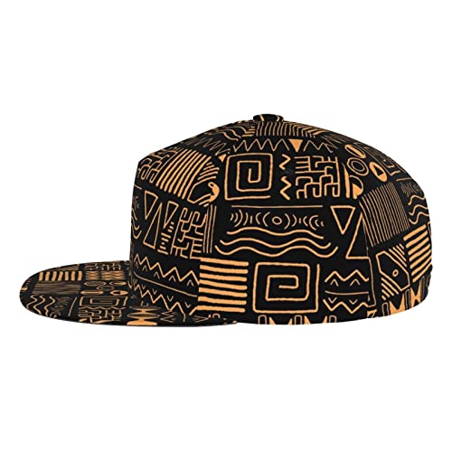 Gorra de béisbol con patrón africano ajustable unisex miniatura 3