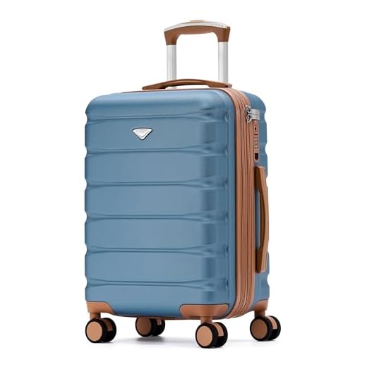 Flight Knight Blue Carry-On Suitcase