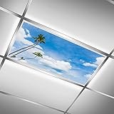 Dimensioni delle coperture delle luci: la luce copre perfetta per lampade da soffitto fluorescenti standard da 1,2 x 0,6 m. La dimensione reale di ogni paralume è di 120 x 59,9 cm. (Si prega di misurare le dimensioni della scatola luminosa prima dell'acquisto per evitare dimensioni inadatte.)