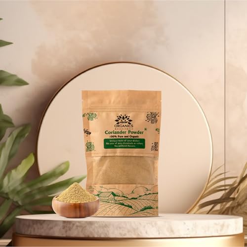 Image of Rav Organics Organic Dhaniya Powder 200g | 100% Natural Coriander Powder | Traditional & Authentic Indian Spices | Sun-Dried & Stone-Ground | NPOP Certified Organic, Non-GMO, Chemical & Preservative Free
