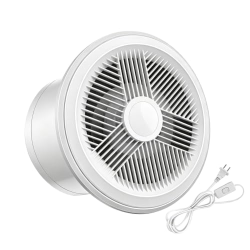 Extractor De Baño | Extractor De Eficiencia Potente Para Montaje En Pared | Extractosr De Cocina | Para Sótano, Tienda De Cultivo, Hogar, Ventana, Ático, Garaje, Oficina, Dormitorio, Sala De Estar, RV