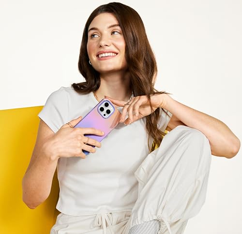 OtterBox iPhone 15 Pro (ONLY) Symmetry Series+ Case - Soft Sunset, Snaps to MagSafe, Ultra-Sleek, Raised Edges Protect Camera & Screen - Non-Retail Packaging