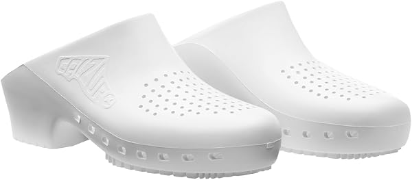 Calzuro Classic con Fori – Zoccoli Sanitari Professionali per Uomo e Donna, Comodi, Antiscivolo e Antistatici, Autoclavabili, Traspiranti, in Gomma Tecnica - 3