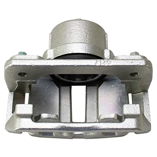 Image of TRQ Front Driver and Passenger Side Brake Caliper Set Caliper Brackets Hardware Compatible with 2001-2007 Ford Taurus 2002 Lincoln Continental 2001-2005 Mercury Sable
