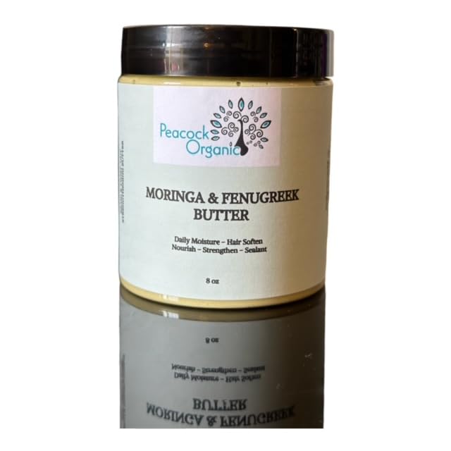 Moringa Fenugreek Hair Butter, Hair Soft, Hydrated, Shiny & Manageable 8oz