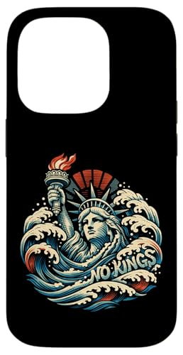 Resist Statue Liberty Cat Equality Retro Edgy Subtle Protest �X�}�z�P�[�X iPhone 14 Pro �p