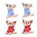 tyhmnoiiu Mini chihuahua en peluche douce de 17 cm - Cadeau d'anniversaire