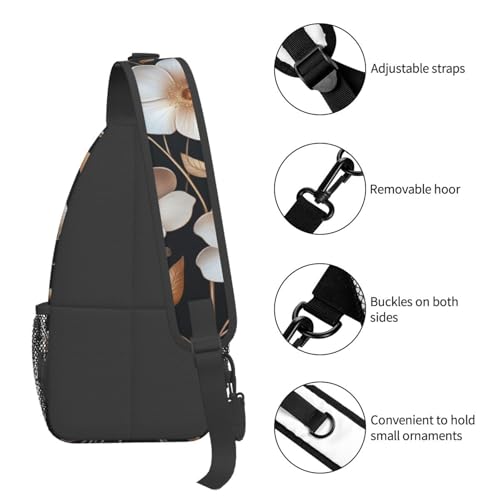 Mochila Multicolor con Flores y Plantas para Senderismo y Viaje miniatura 5