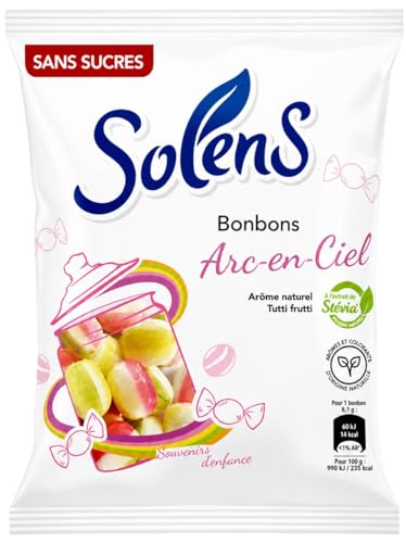 Solens Bonbons Arc-en-Ciel Sans Sucre 100 g