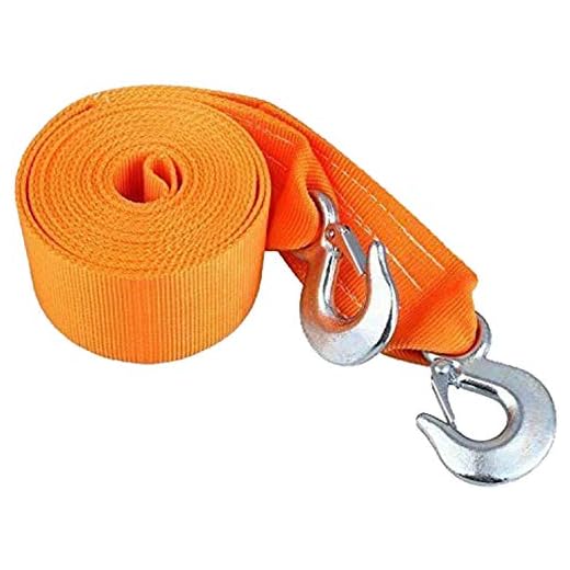 Tow Strap Heavy Duty, Recovery Strap 3" X 20' 18,000 LB Break Strength Rope Winch Strap with 2 Hook
