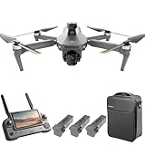 Teeggi KF100 MAX Drones with Camera 4K for Adults, 19685ft Control Distance, Remote Control with 5.5 Inch Screen, 3-Axis Gimbal, 360° Obstacle Avoidance, Professional RC Quadcopter Drone, 3 Batteries