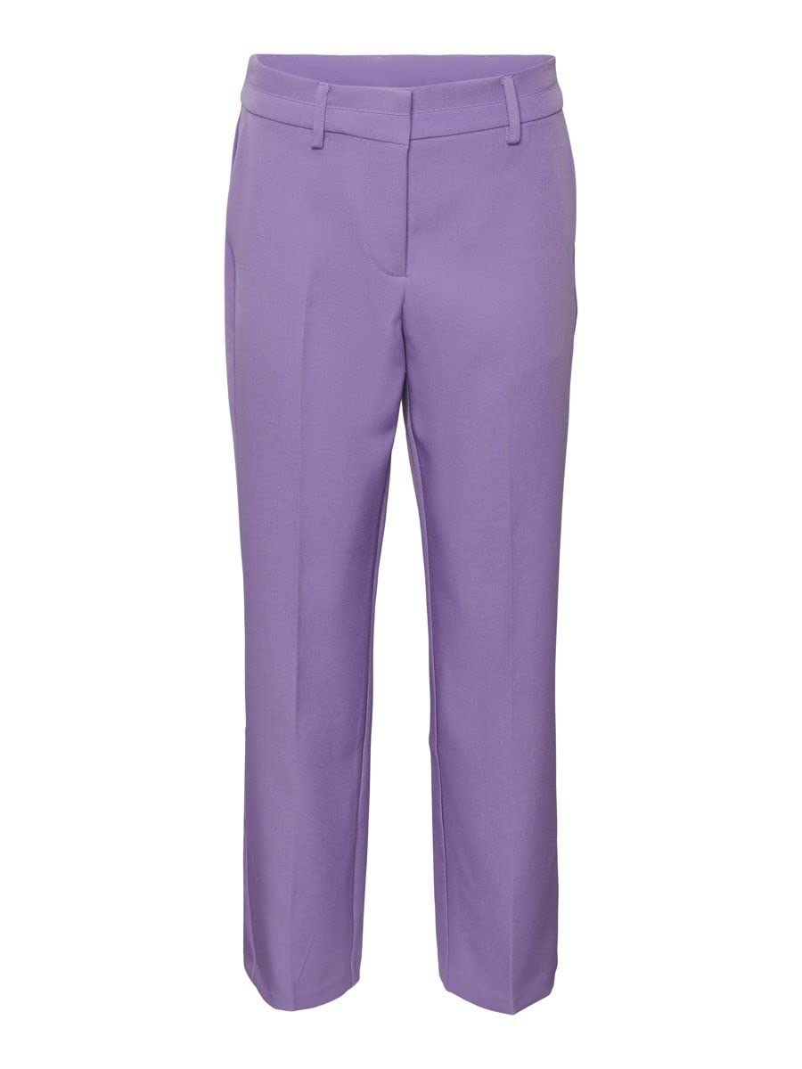 YAS Women's Yasbluris Mw Flared Pant Noos Suit Trousers, Bougainvillea, L