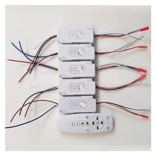 Bande lumineuse LED et lustre X2 gérés par pilote intelligent 2,4G - 4