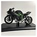 ywjisots Modello di Moto 1:18 KA-WA-SA-Ki H2 R Moto Pressofuso in Lega Modello Giocattolo Nero H2R Moto Collezione Regalo (Color : A)