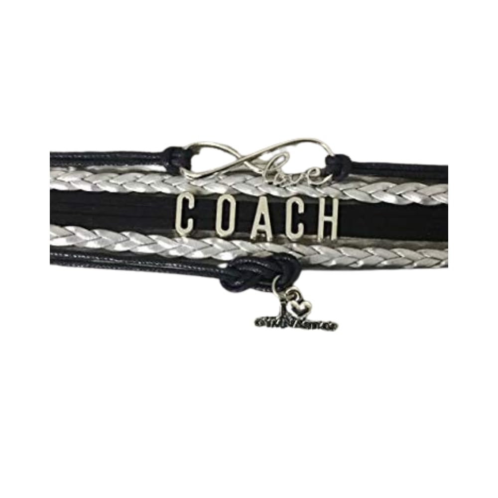 Infinity Collection Gymnastics Coach Bracelet- GymnasticsJewelry for Coaches- Gymnastics Jewelry - Gift For Gymnast's Coaches
