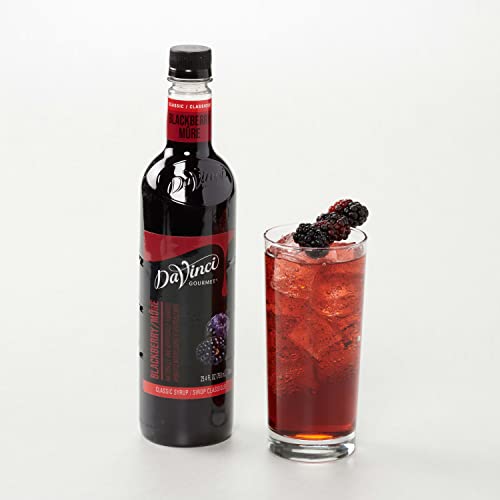 Image of DaVinci Gourmet Classic Blackberry Syrup, 25.4 Fluid Ounces (Pack of 4)