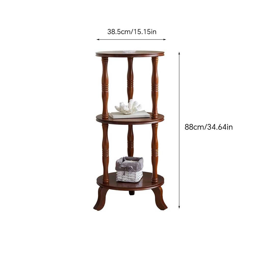 eexbz Sofa Wooden Retro Sofa Side Table Living Room Bedroom Small Side Table Sofas for Living Room