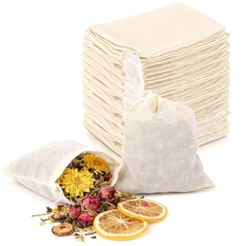 30 bolsas de tela pequeñas de 6 x 8 cm