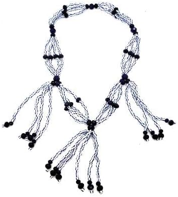 San Lazaro, Babalu Aye Mazo (Sencillo para el Carro) - White with Blue Stripe