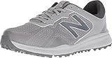 New Balance mens Breeze Breathable Spikeless Comfort Golf Shoe, Grey, 12 X-Wide US